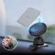 Ringke Magnetic Mount Metal Plate - два броя метална пластина с кожено покритие за магнитни поставки (черен) thumbnail 3