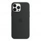 Apple iPhone Silicone Case with MagSafe - оригинален силиконов кейс за iPhone 13 Pro Max с MagSafe (черен) thumbnail 2