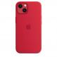 Apple iPhone Silicone Case with MagSafe - оригинален силиконов кейс за iPhone 13 с MagSafe (червен) thumbnail 5