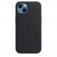 Apple iPhone Leather Case with MagSafe - оригинален кожен кейс (естествена кожа) за iPhone 13 (черен) thumbnail 3