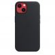 Apple iPhone Leather Case with MagSafe - оригинален кожен кейс (естествена кожа) за iPhone 13 (черен) thumbnail 5