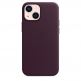 Apple iPhone Leather Case with MagSafe - оригинален кожен кейс (естествена кожа) за iPhone 13 Mini (бордо) thumbnail 4