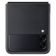 Samsung Aramid Cover Case (EF-XF711SBEGWW) - оригинален качествен тънък матиран кейс за Samsung Galaxy Z Flip 3 (черен) thumbnail 8