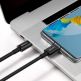 Baseus Superior USB-C to USB-C Cable PD 2.0 100W (CATYS-B01) - здрав кабел за бързо зареждане за устройства с USB-C порт (100 см) (черен) thumbnail 10