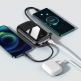 Baseus Qpow Digital Display Power bank with USB-C cable 22.5W (PPQD-I01) - външна батерия 20000 mAh с вграден USB-C кабел и USB-C, USB-A и Lightning изходи за зареждане на мобилни устройства (черен) thumbnail 9