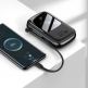 Baseus Qpow Digital Display Power bank with USB-C cable 22.5W (PPQD-I01) - външна батерия 20000 mAh с вграден USB-C кабел и USB-C, USB-A и Lightning изходи за зареждане на мобилни устройства (черен) thumbnail 10