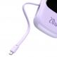 Baseus Qpow Digital Display Power bank with Lightning cable 20W (PPQD-H05) - външна батерия 20000 mAh с вграден Ligtning кабел и USB-C, USB-A и Lightning изходи (лилав) thumbnail 7