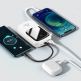 Baseus Qpow Digital Display Power bank with Lightning cable 20W (PPQD-H02) - външна батерия 20000 mAh с вграден Ligtning кабел и USB-C, USB-A и Lightning изходи (бял) thumbnail 9