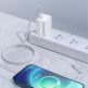 Joyroom  USB-C Magnetic Wireless Qi Charger 15W - поставка (пад) за безжично зареждане за iPhone с Magsafe (сребрист) thumbnail 13
