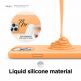 Elago Soft Silicone Case - силиконов (TPU) калъф за iPhone 13 Pro Max (оранжев) thumbnail 3