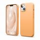Elago Soft Silicone Case - силиконов (TPU) калъф за iPhone 13 (оранжев) thumbnail