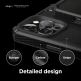 Elago Armor Case - удароустойчив силиконов (TPU) калъф за iPhone 13 Pro Max (черен) thumbnail 4