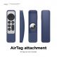 Elago R5 AirTag Case - удароустойчив силиконов калъф за Apple TV Siri Remote (2021) (тъмносин) thumbnail 4