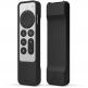 Elago R1 Intelli Case - удароустойчив силиконов калъф за Apple TV Siri Remote (2021) (черен) thumbnail