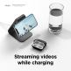 Elago MS4 Aluminum Charging Stand for MagSafe - алуминиева поставка за безжично зареждане на iPhone чрез поставяне на Apple MagSafe Charger (черен) thumbnail 3