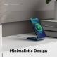 Elago MS3 Aluminum Charging Stand for MagSafe - алуминиева поставка за безжично зареждане на iPhone чрез поставяне на Apple MagSafe Charger (тъмносин) thumbnail 6