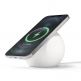Elago MS2 Charging Stand for MagSafe - силиконова поставка за безжично зареждане на iPhone чрез поставяне на Apple MagSafe Charger (бял) thumbnail