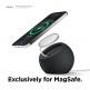 Elago MS2 Charging Stand for MagSafe - силиконова поставка за безжично зареждане на iPhone чрез поставяне на Apple MagSafe Charger (черен) thumbnail 3