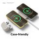 Elago MagSafe Charging Hub Duo - двойна силиконова поставка за безжично зареждане на iPhone чрез поставяне на Apple MagSafe Charger (бежов) thumbnail 6