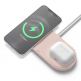 Elago MagSafe Charging Hub Duo - двойна силиконова поставка за безжично зареждане на iPhone чрез поставяне на Apple MagSafe Charger (розов) thumbnail