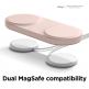 Elago MagSafe Charging Hub Duo - двойна силиконова поставка за безжично зареждане на iPhone чрез поставяне на Apple MagSafe Charger (розов) thumbnail 3