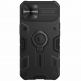 Nillkin CamShield Armor Hard Case - хибриден удароустойчив кейс с пръстен против изпускане за iPhone 13 (черен) thumbnail 2