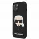 Karl Lagerfeld Karl Head Silicone Case - дизайнерски силиконов кейс за iPhone 13 (черен) thumbnail