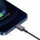 Baseus Superior Lightning USB Cable (CALYS-C01) - USB кабел за Apple устройства с Lightning порт (200 см) (черен) thumbnail 5