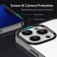ESR Project Zero Case - силиконов (TPU) калъф за iPhone 13 Pro (черен-прозрачен) thumbnail 6