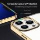 ESR Project Zero Case - силиконов (TPU) калъф за iPhone 13 Pro (златист-прозрачен) thumbnail 6