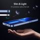 ESR Project Zero Case - силиконов (TPU) калъф за iPhone 13 Pro (син-прозрачен) thumbnail 4