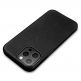 iCarer Leather Oil Wax MagSafe Case - кожен (естествена кожа) кейс с MagSafe за iPhone 13 Pro Max (черен) thumbnail 10