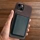 iCarer Leather Oil Wax MagSafe Case - кожен (естествена кожа) кейс с MagSafe за iPhone 13 (кафяв) thumbnail 12