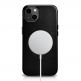 iCarer Leather Oil Wax MagSafe Case - кожен (естествена кожа) кейс с MagSafe за iPhone 13 mini (черен) thumbnail 4