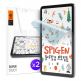 Spigen Paper Touch Screen Protector - качествено защитно покритие (подходящо за рисуване) за дисплея на iPad Pro 12.9 M1 (2021), iPad Pro 12.9 (2020), iPad Pro 12.9 (2018) (2 броя)  thumbnail