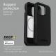 Otterbox Defender XT Case - хибриден удароустойчив кейс с вграден магнитен конектор (MagSafe) за iPhone 13 Pro (черен) thumbnail 4