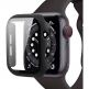 Tech-Protect Defense 360 Case - качествен твърд кейс с вграден стъклен протектор за дисплея на Apple Watch 7 45мм (черен) thumbnail