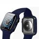 Tech-Protect Defense 360 Case - качествен твърд кейс с вграден стъклен протектор за дисплея на Apple Watch 7 45мм (черен) thumbnail 3