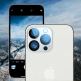 Комплект 9D Full Стъклен протектор с рамка + Стъклен Протектор за Камерата на iPhone 13 Pro max (прозрачен) thumbnail 7