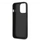 Karl Lagerfeld Ikonik Saffiano Leather Case - дизайнерски кожен кейс за iPhone 13 Pro Max (черен) thumbnail 5