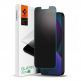 Spigen Glass.Tr Slim Privacy Tempered Glass - калено стъклено защитно покритие с определен ъгъл на виждане за дисплея за iPhone 13, iPhone 13 Pro thumbnail