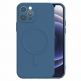 Tel Protect MagSilicone Case - силиконов (TPU) калъф с MagSafe за iPhone 13 Pro Max (тъмносин) thumbnail