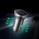 Ugreen USB-C & USB-A 24W Power Delivery Car Charger - зарядно за кола с USB-A и USB-C изходи с технология за бързо зареждане (сив) thumbnail 13
