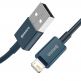 Baseus Superior Lightning USB Cable (CALYS-C03) - USB кабел за Apple устройства с Lightning порт (200 см) (син) thumbnail 3