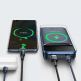 Baseus Magnetic Wireless Quick Charging Power Bank 10000 mAh - преносима външна батерия с USB-C порт, USB-A изход и безжично зареждане с MagSafe (син) thumbnail 4