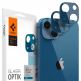 Spigen Optik Lens Protector - комплект 2 броя предпазни стъклени протектора за камерата на iPhone 13, iPhone 13 mini (син) thumbnail