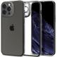 Spigen Optik Crystal Case - тънък силиконов (TPU) калъф за iPhone 13 Pro Max (сив-прозрачен) thumbnail