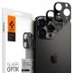 Spigen Optik Lens Protector - комплект 2 броя предпазни стъклени протектора за камерата на iPhone 13 Pro, iPhone 13 Pro Max (черен) thumbnail