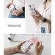Ringke MagSafe Wallet Case - поликарбонатов портфейл (джоб) за прикрепяне към iPhone с MagSafe (сив) thumbnail 8