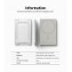 Ringke MagSafe Wallet Case - поликарбонатов портфейл (джоб) за прикрепяне към iPhone с MagSafe (сив) thumbnail 11